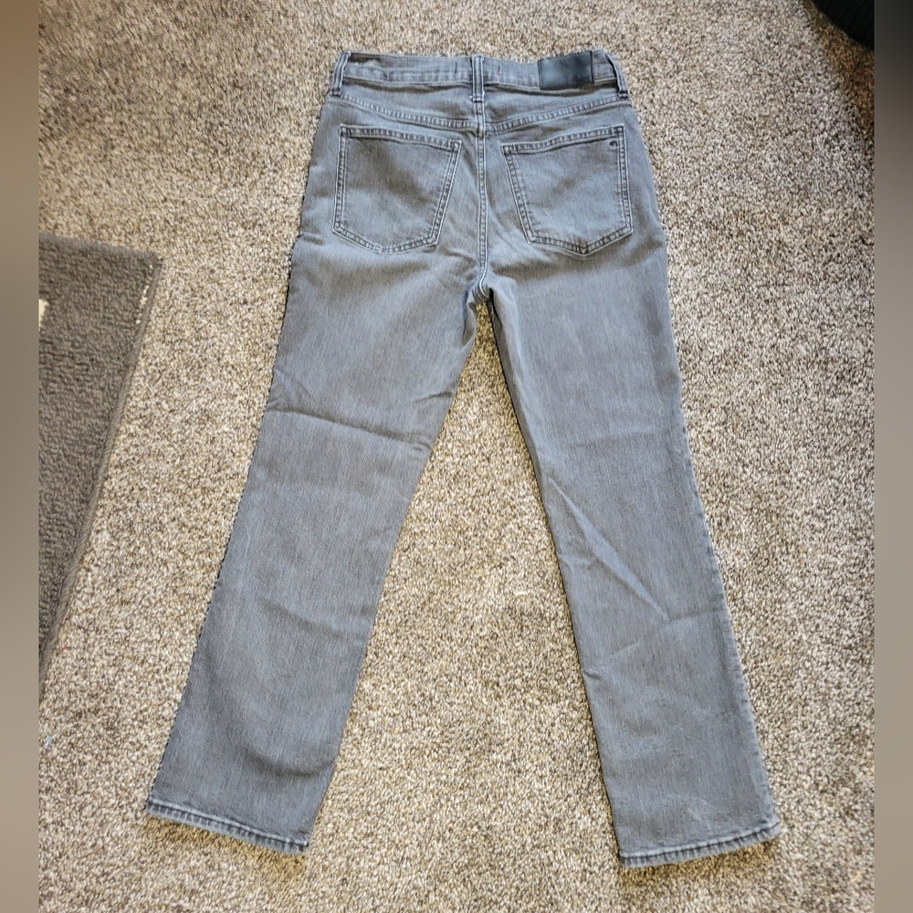 Madewell Vintage women size 27 skinny Jeans-grey - Picture 3 of 15